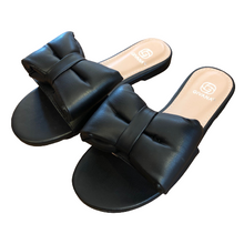 Lade das Bild in den Galerie-Viewer, PANTOLETTE `Sweet Bow´, schwarz