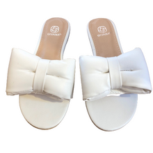 Lade das Bild in den Galerie-Viewer, PANTOLETTE `Sweet Bow´, weiß