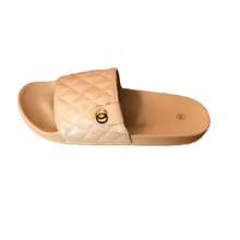 Lade das Bild in den Galerie-Viewer, PANTOLETTE `Couture´, caramel