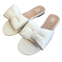 Lade das Bild in den Galerie-Viewer, PANTOLETTE `Sweet Bow´, weiß