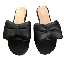 Lade das Bild in den Galerie-Viewer, PANTOLETTE `Sweet Bow´, schwarz