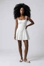 Lade das Bild in den Galerie-Viewer, KLEID `Fashionista´ (Mini), weiß
