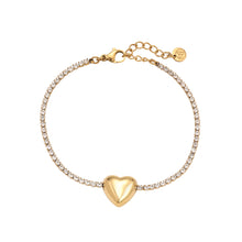 Lade das Bild in den Galerie-Viewer, ARMBAND `Full Heart´, gold
