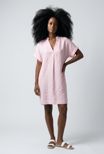 Lade das Bild in den Galerie-Viewer, KLEID `Linen´, rosa
