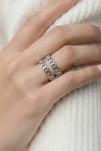 Lade das Bild in den Galerie-Viewer, RING Two Chains, silber
