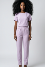 Lade das Bild in den Galerie-Viewer, HOSE `Sweet &amp; Comfy´, flieder
