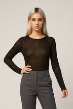 Lade das Bild in den Galerie-Viewer, TOP `Basic Piece´ (U/Modal/Cashmere), chocolate
