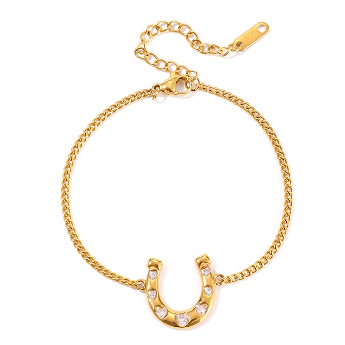 ARMBAND `Good Luck´, gold