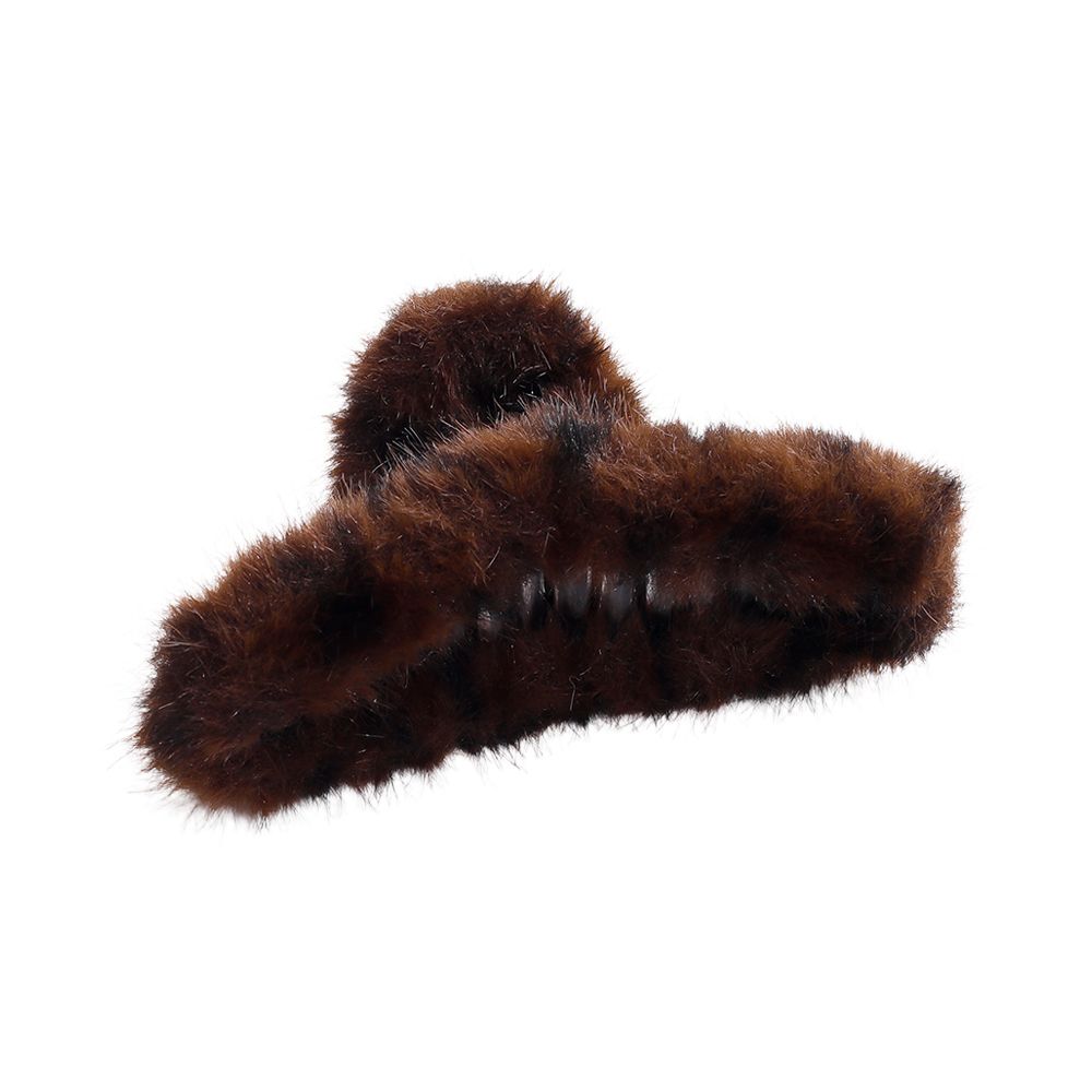 HAIRCLIP `Fluffy´, chocolate