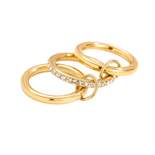 Lade das Bild in den Galerie-Viewer, RING 3 Layer (Glam), gold
