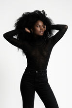 Lade das Bild in den Galerie-Viewer, TOP `Basic Piece´ (Rolli/Modal), schwarz
