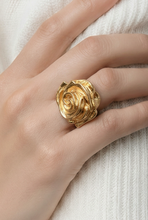Lade das Bild in den Galerie-Viewer, RING Camelia (elast.), gold
