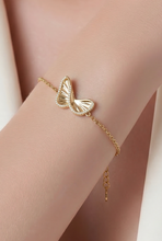 Lade das Bild in den Galerie-Viewer, ARMBAND `Butterfly´, gold
