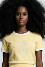 Lade das Bild in den Galerie-Viewer, TOP `Côte d`Azur´, citrus-weiß
