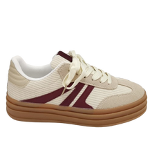 Lade das Bild in den Galerie-Viewer, SNEAKER `Sporty´, burgundy
