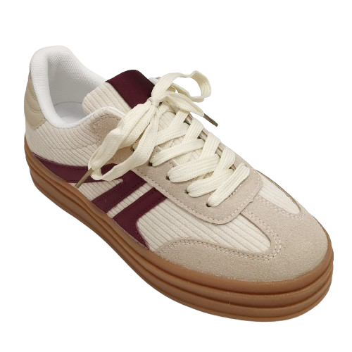 SNEAKER `Sporty´, burgundy