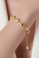 Lade das Bild in den Galerie-Viewer, ARMBAND Full Hearts, gold
