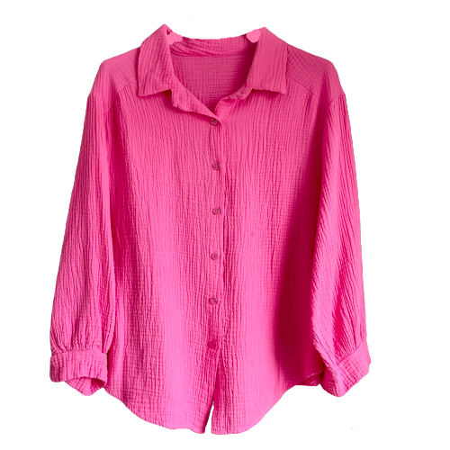BLUSE Musselin `Classic´, pink