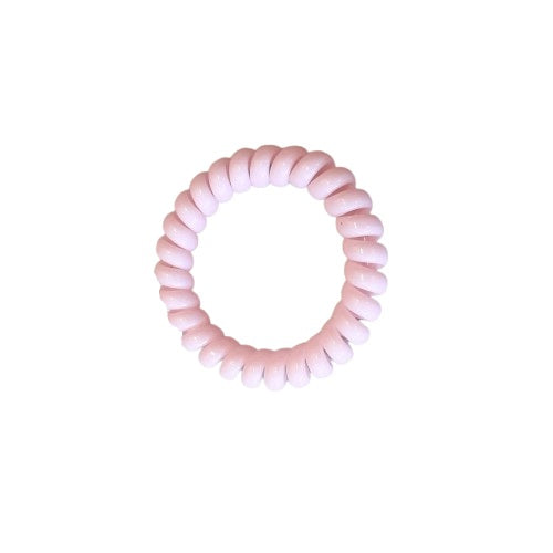 HAARGUMMI `Spiral´, rosa