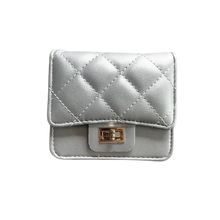 Lade das Bild in den Galerie-Viewer, TASCHE Microbag `Parisienne´, silber
