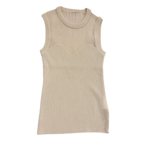 TOP `Decolleté´ (ärmellos), beige