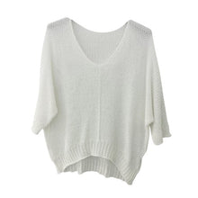 Lade das Bild in den Galerie-Viewer, PULLOVER `Summer Basic´, weiß
