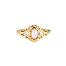 Lade das Bild in den Galerie-Viewer, RING `Vintage Pearl´, gold

