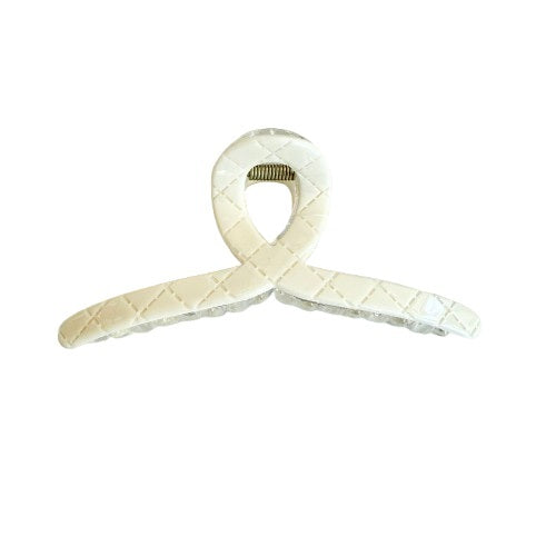 HAIRCLIP `Paris´, crèmeweiß