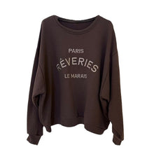 Lade das Bild in den Galerie-Viewer, PULLOVER Sweater `Paris´, mokka
