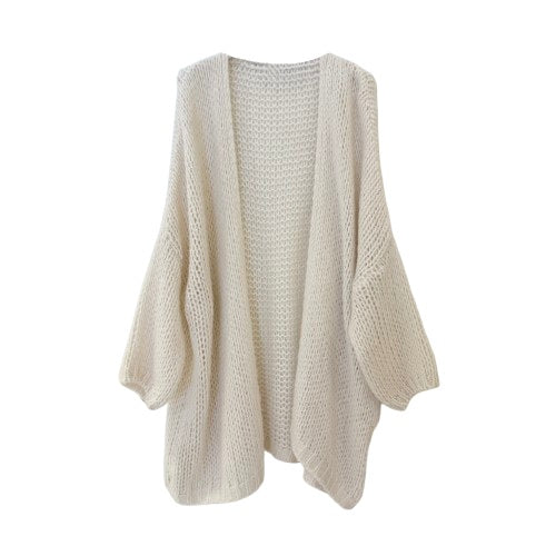 CARDIGAN `Cozy Strick´ (Midi), crèmebeige