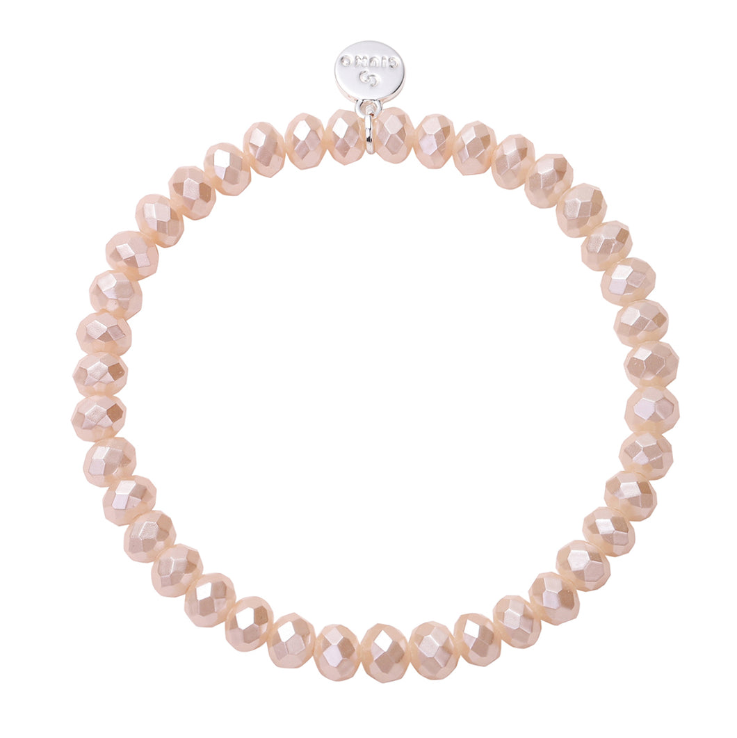 ARMBAND Pearls (elastisch), champagner