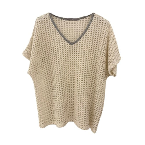 TOP Summer It-Piece, beige-gold