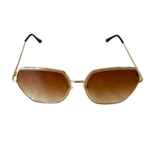 Lade das Bild in den Galerie-Viewer, SONNENBRILLE `Fashionista´, braun-gold

