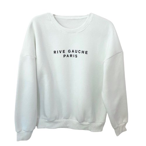 PULLOVER Sweater `Rive Gauche´, weiß