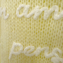 Lade das Bild in den Galerie-Viewer, PULLOVER `Bonjour´, citrus
