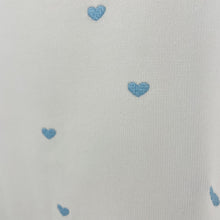 Lade das Bild in den Galerie-Viewer, TOP `Sweet Waves´ (Hearts), weiß-blau

