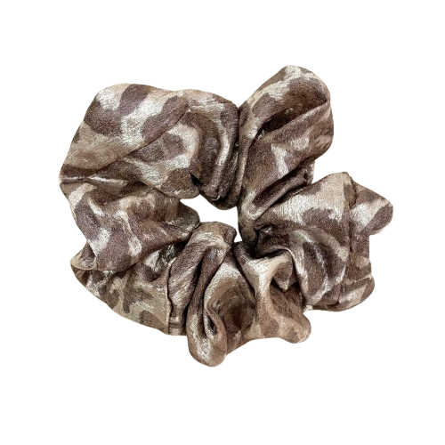SCRUNCHIE `Leo Metallic´, silber