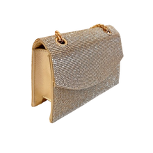 Lade das Bild in den Galerie-Viewer, TASCHE Minibag `Glam´, gold

