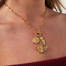Lade das Bild in den Galerie-Viewer, KETTE `Big Bee´, gold
