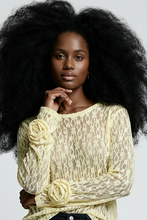 Lade das Bild in den Galerie-Viewer, TOP `Lace Rose´, citrus
