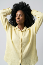 Lade das Bild in den Galerie-Viewer, BLUSE Musselin `Classic´, citrus
