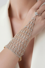 Lade das Bild in den Galerie-Viewer, ARMBAND `Glam´, silber
