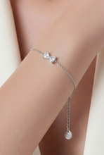 Lade das Bild in den Galerie-Viewer, ARMBAND `Glam Bow´, silber
