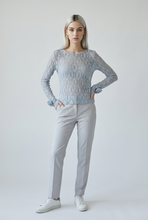 Lade das Bild in den Galerie-Viewer, TOP `Lace Rose´, baby blue
