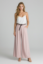 Lade das Bild in den Galerie-Viewer, HOSE `Fashionista Stripes´ (Wide Leg), rosa
