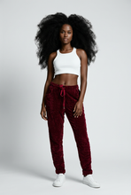 Lade das Bild in den Galerie-Viewer, HOSE `Cozy´, burgundy
