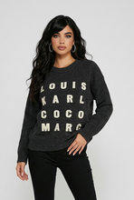 Lade das Bild in den Galerie-Viewer, PULLOVER `Louis Karl Coco Mark´, espresso
