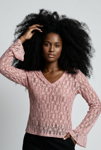 Lade das Bild in den Galerie-Viewer, TOP `Lace´ (Volantarme), soft rose

