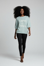 Lade das Bild in den Galerie-Viewer, PULLOVER `Coffee´, mint

