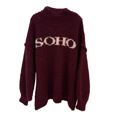 PULLOVER `SOHO´ (Strick), burgundy